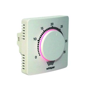 Whisper DT430W Kinetic In-Wall Electronic Dial Thermostat