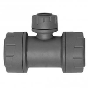 Polyplumb branch reduced tee