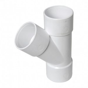 Floplast solvent waste 45 degree branch solvent weld