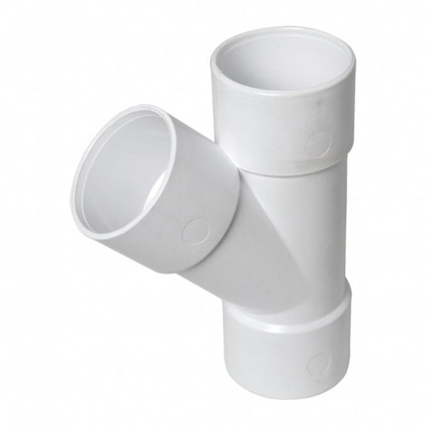 Floplast solvent waste 45 degree branch solvent weld