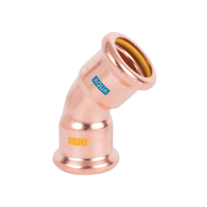 Aquagas 45 Degree Bend M Profile available in sizes 15mm-54mm