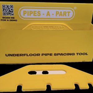 Pipes apart pipe spacing tool yellow