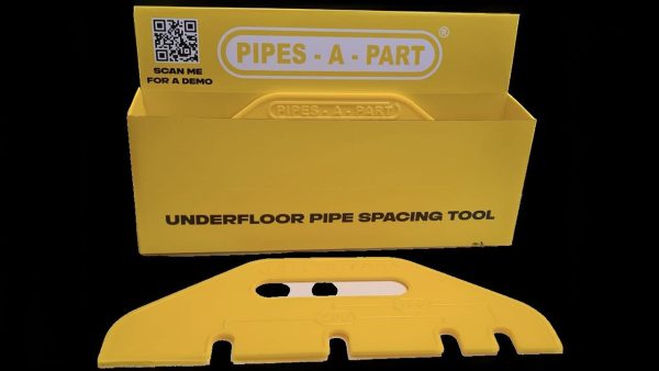 Pipes apart pipe spacing tool yellow