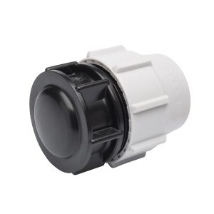 Plasson 7120 end plug in sizes 20mm -110mm MDPE