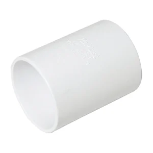 floplas 32mm & 40mm waste pipe couple white