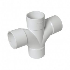 floplas cross branch tee 87.5 degree 40mm